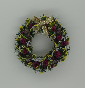 Luxury Rose Christmas Wreath